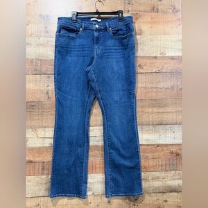 Levi's Classic Women's Dark Blue Bootcut Jeans size 16